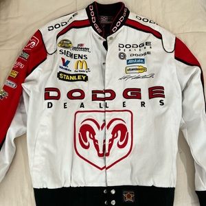 Vintage Racer NASCAR Dodge Chrysler Jacket XL Racing Trendy Jacket